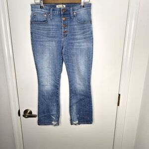 Madewell Cali-Demi Boot 27P Button Fly